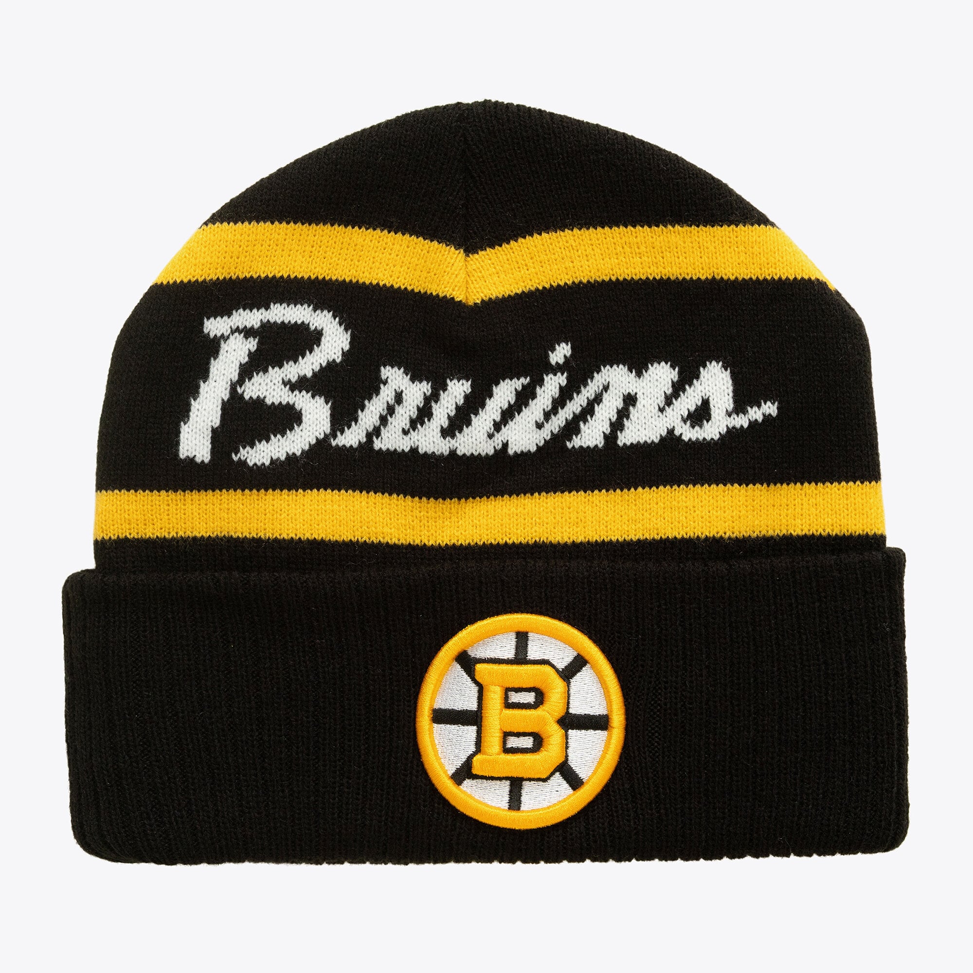 Bonnet à revers Mitchell & Ness noir pour homme