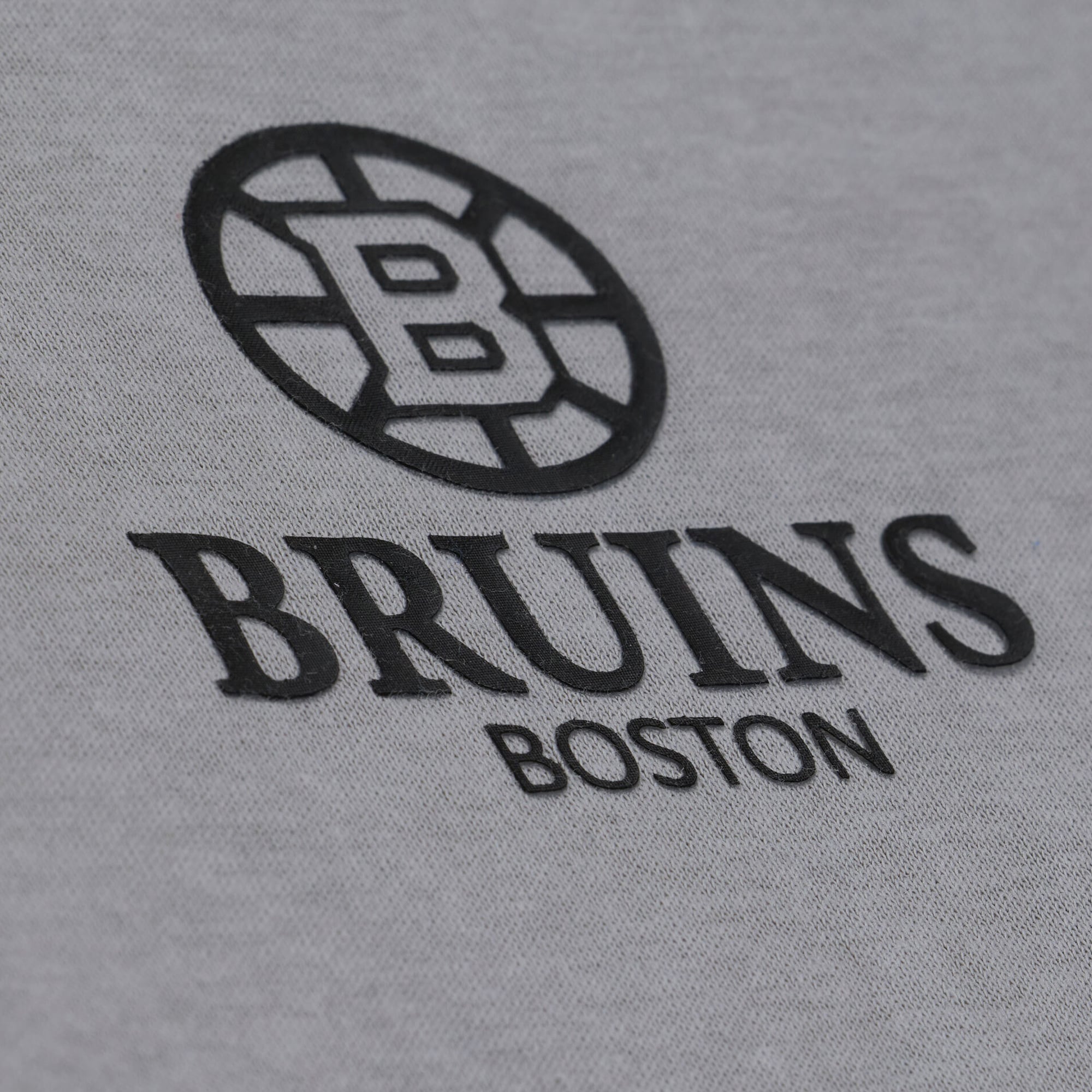 Men's Mitchell & Ness Gray Boston Bruins Core Essentials Hoodie