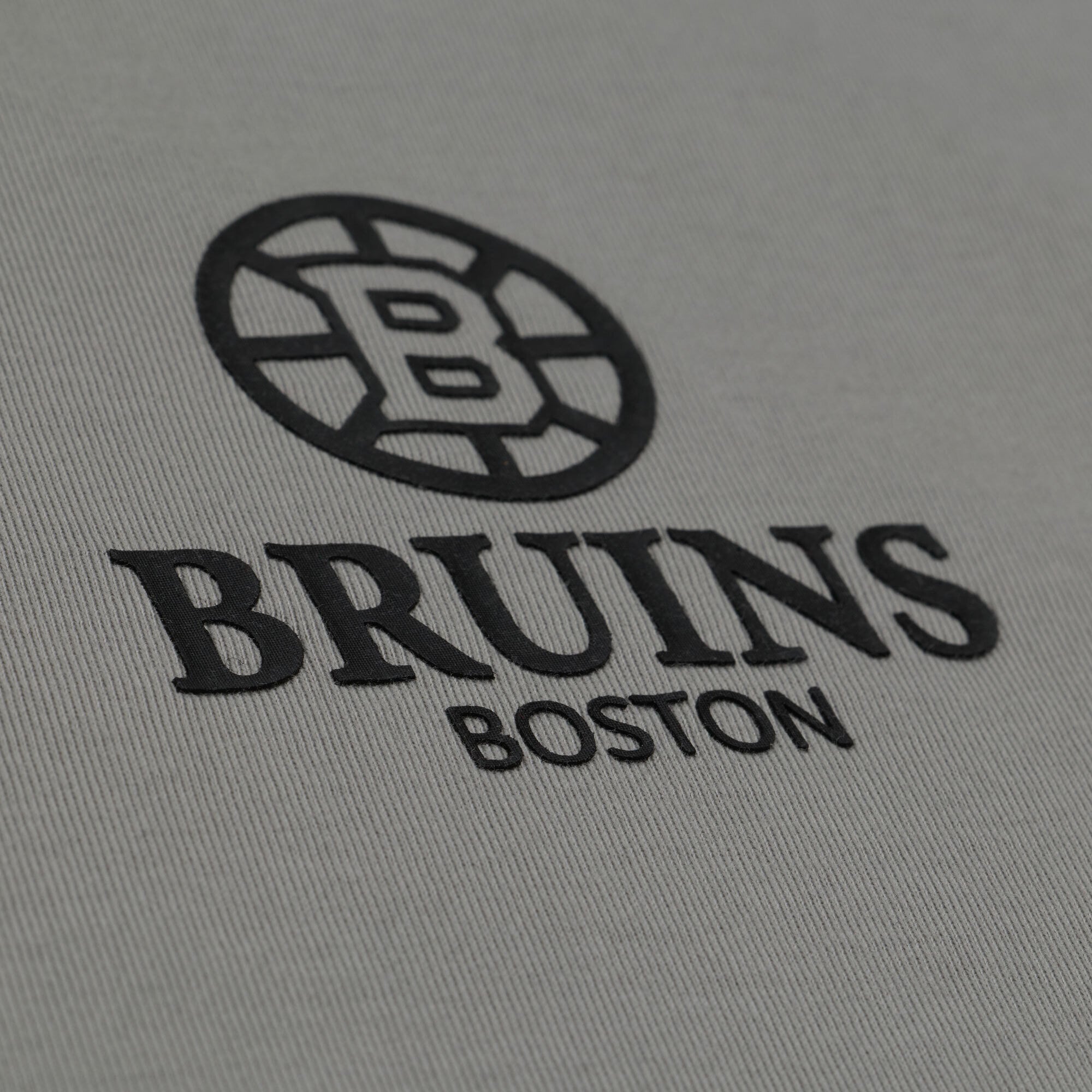 Men's Mitchell & Ness Gray Boston Bruins Core Essentials T-Shirt
