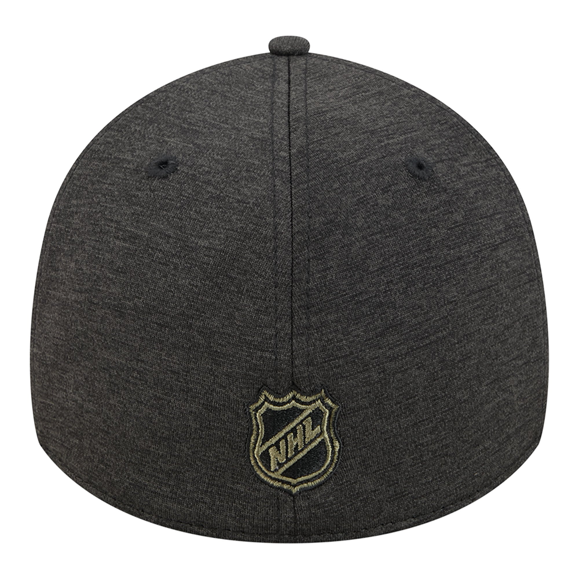 Men's New Era Black Boston Bruins Stealth Mode Flex 39Thirty Stretch Hat
