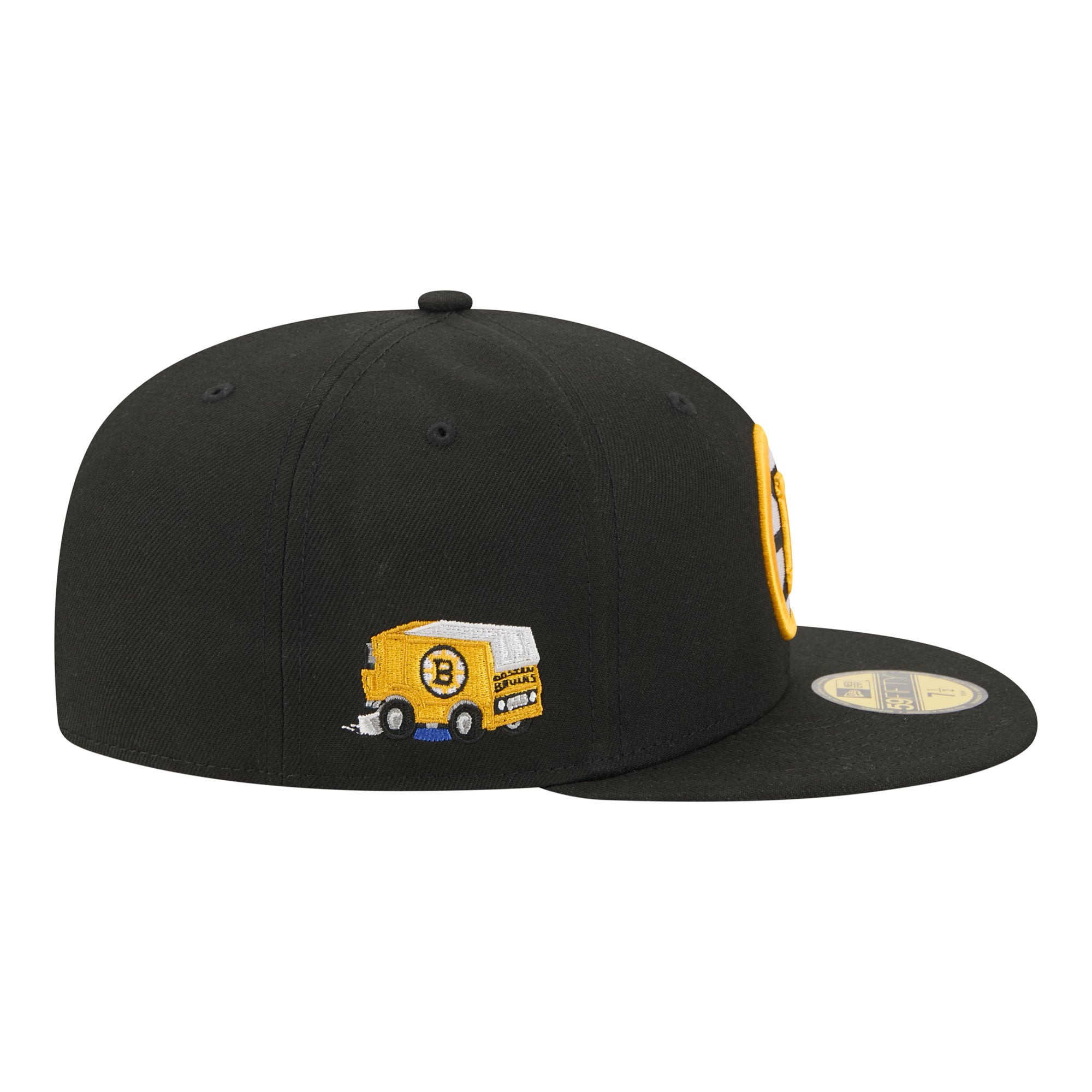 Casquette ajustée New Era Zamboni 59FIFTY noire pour homme