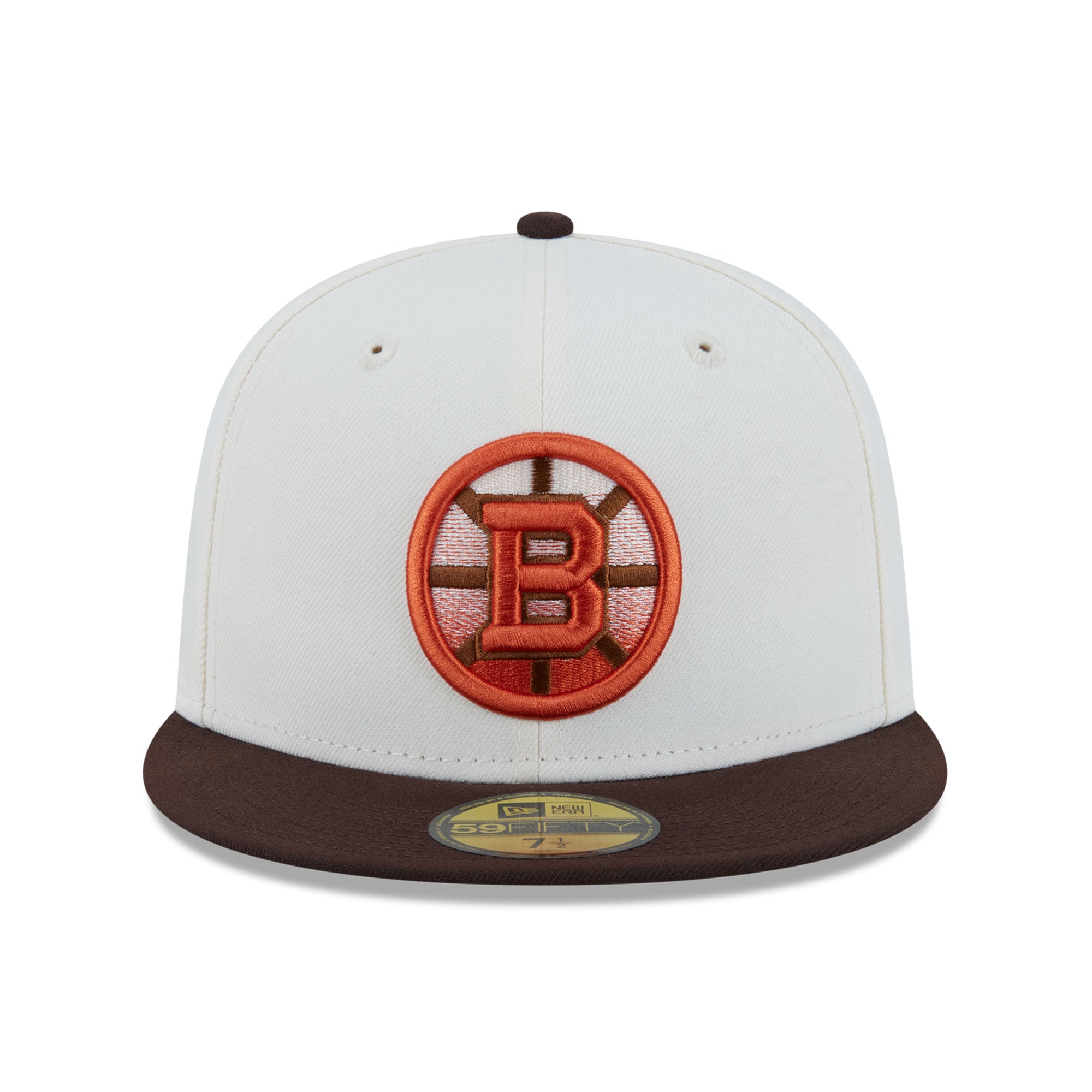 Casquette ajustée New Era 59FIFTY crème pour homme