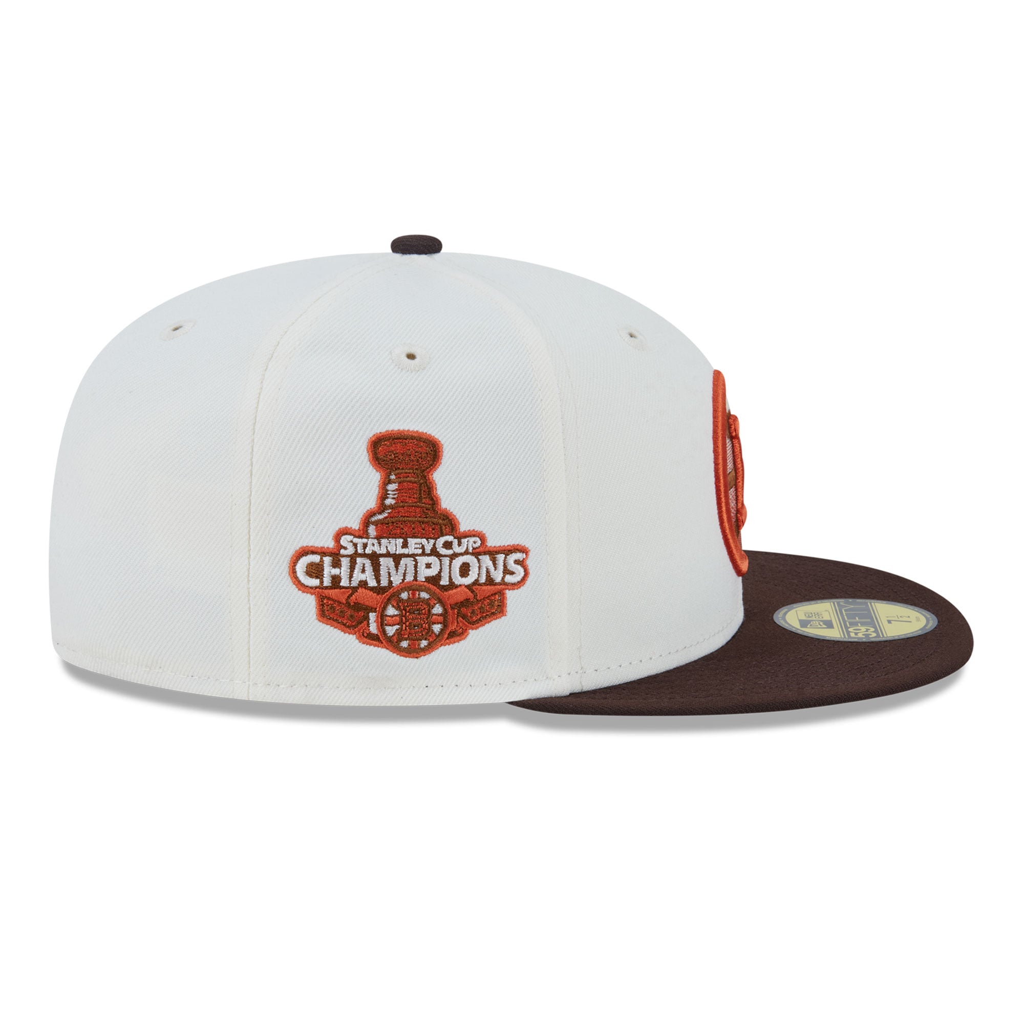Casquette ajustée New Era 59FIFTY crème pour homme