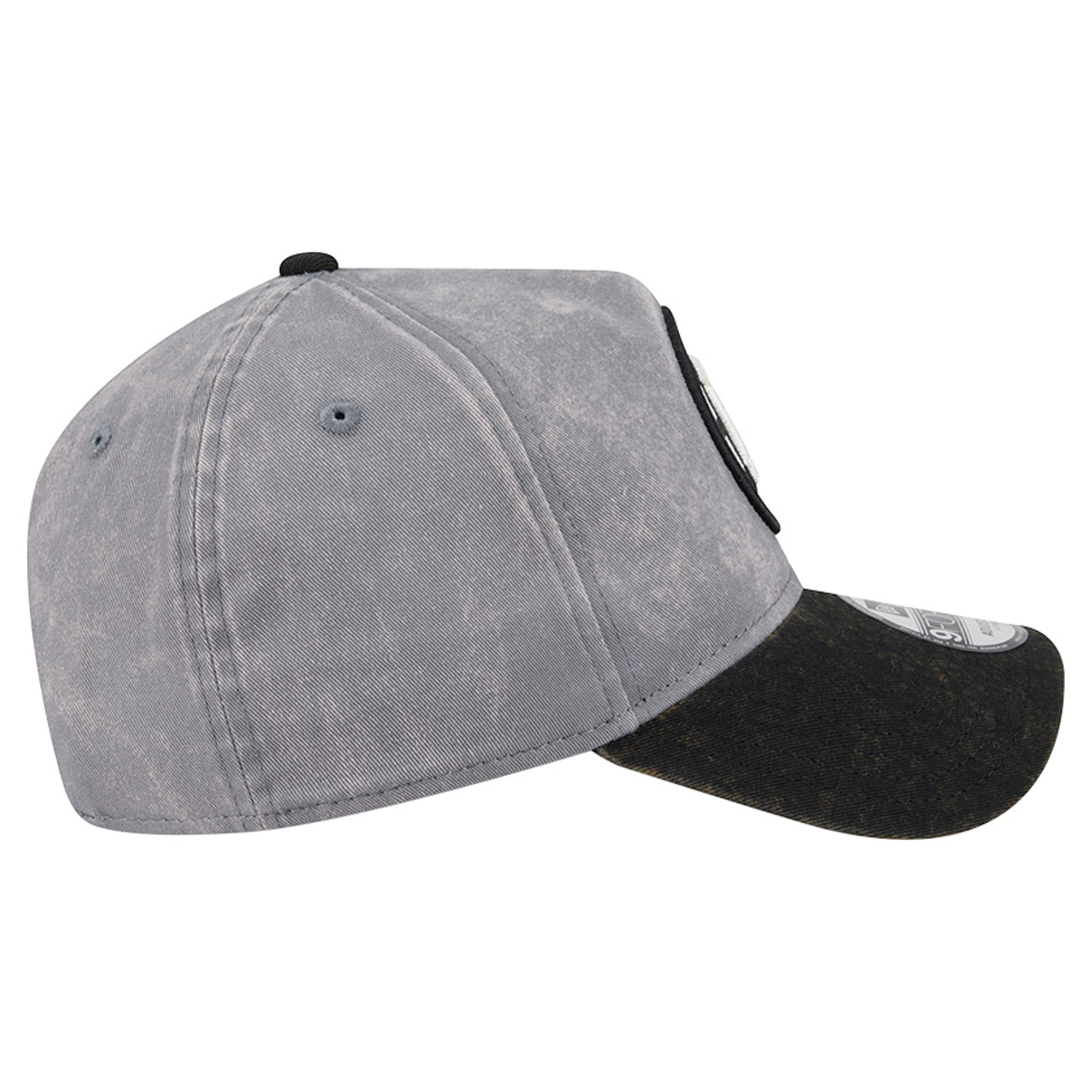 Men's New Era Gray/Black Boston Bruins Storm A-Frame 9FORTY Adjustable Hat