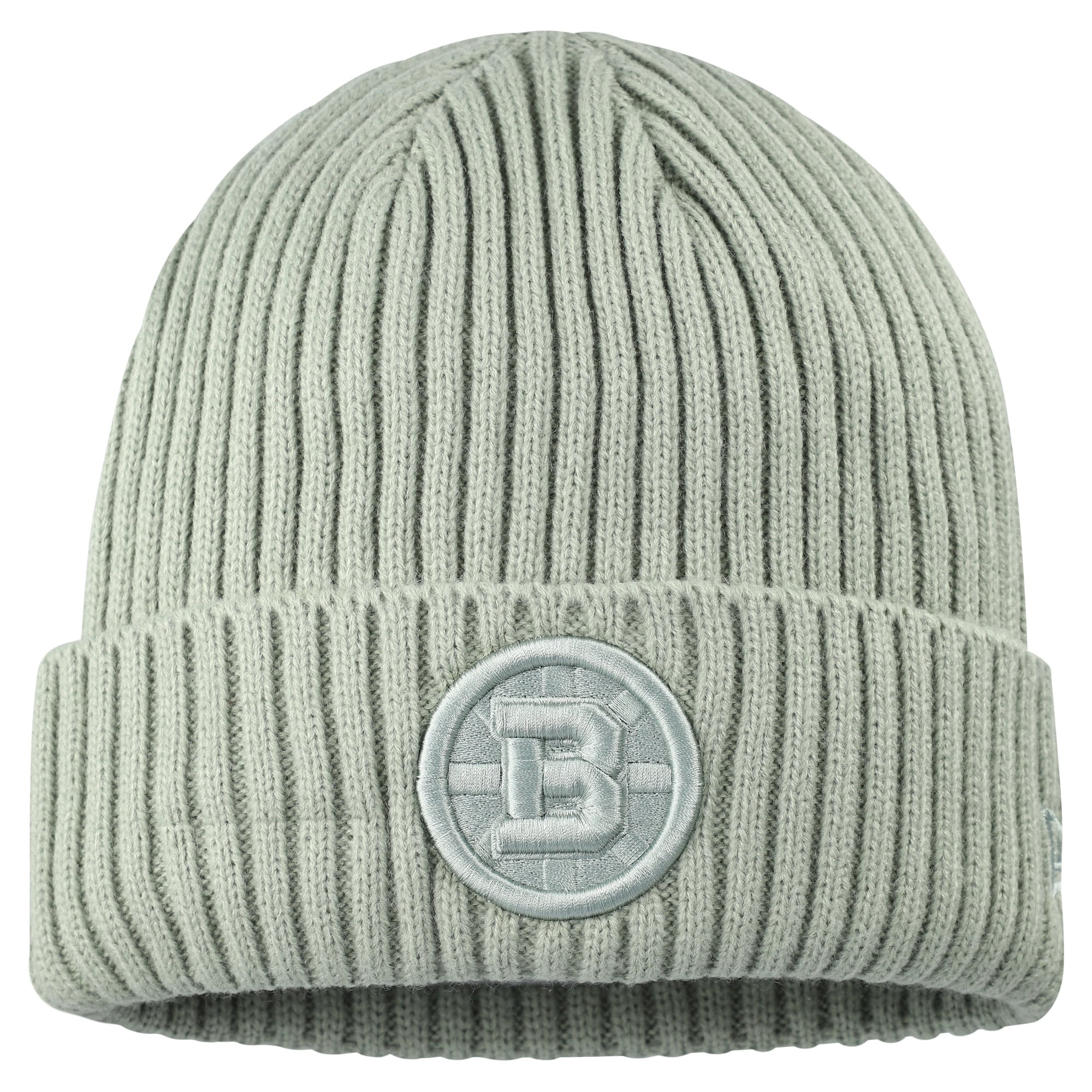 Men's New Era Sage Green Boston Bruins Color Pack Cuffed Knit Hat
