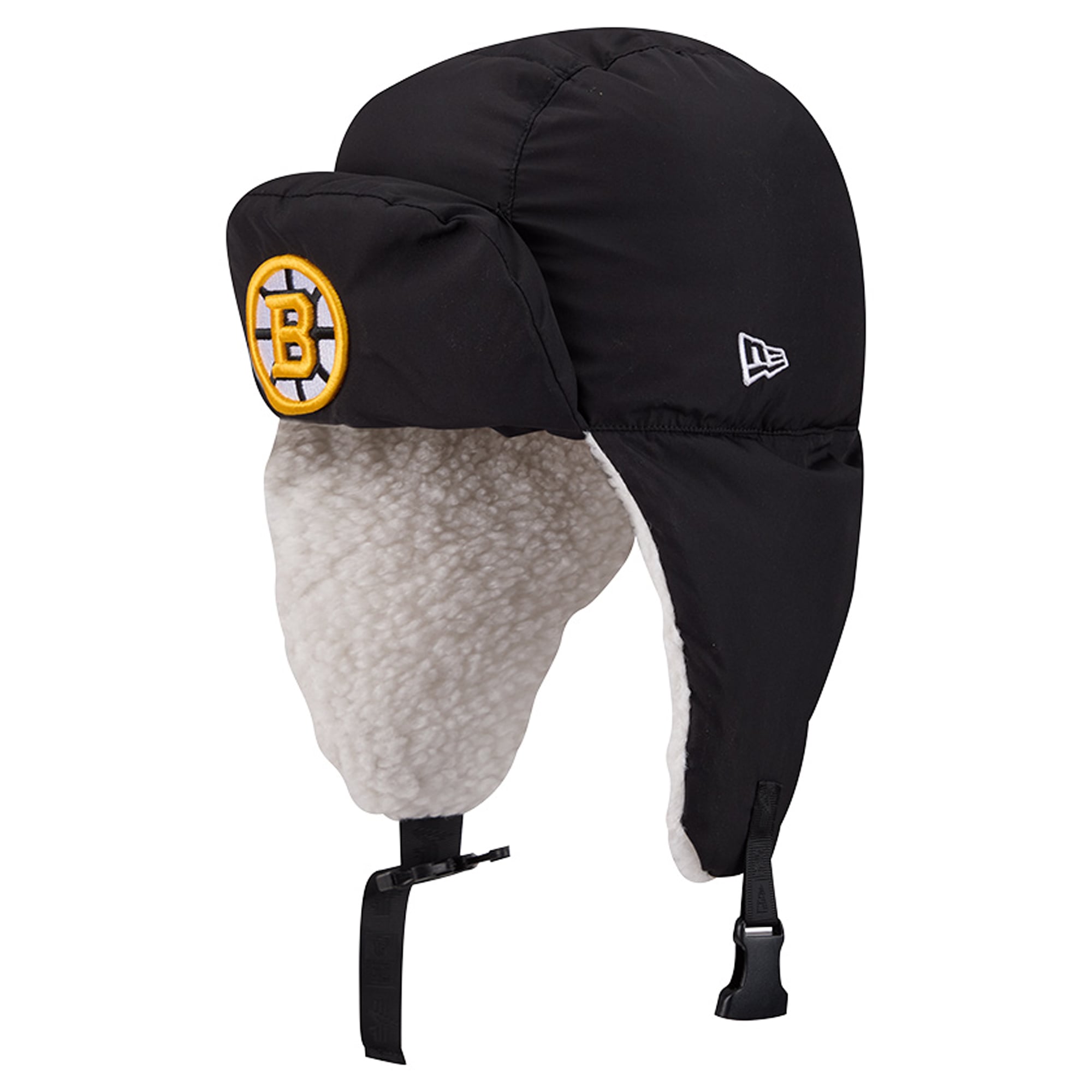 Bonnet matelassé noir Boston Bruins pour homme New Era x Alpha Industries