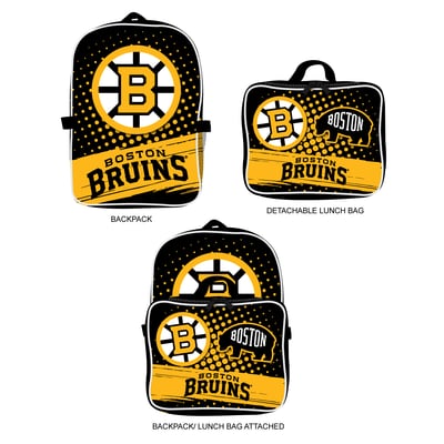 Boston Bruins MOJO Backpack & Lunch Box 2-Piece Set