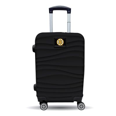 Boston Bruins MOJO Black Color Blitz Carry-On Hardcase Spinner Luggage
