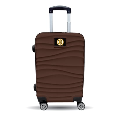 Boston Bruins MOJO Brown Color Blitz Carry-On Hardcase Spinner Luggage
