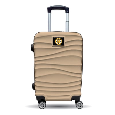 Boston Bruins MOJO Tan Color Blitz Carry-On Hardcase Spinner Luggage

