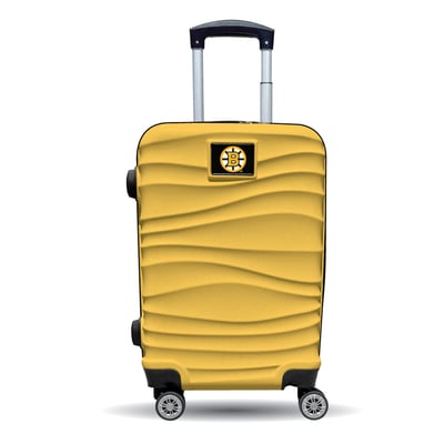 Boston Bruins MOJO Yellow Color Blitz Carry-On Hardcase Spinner Luggage
