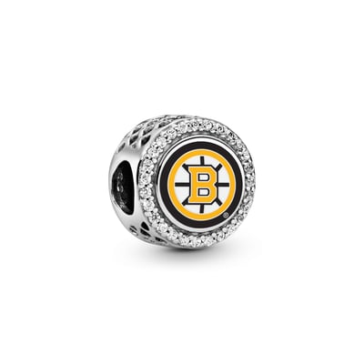 Boston Bruins Pandora Color Button Charm