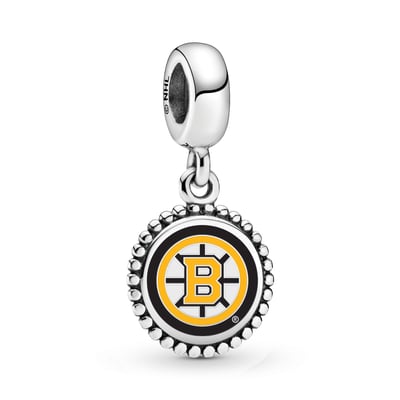 Boston Bruins Pandora Modern Color Dangle Charm