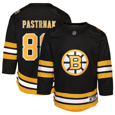 Preschool Boston Bruins David Pastrnak Black Home Replica Player Jersey