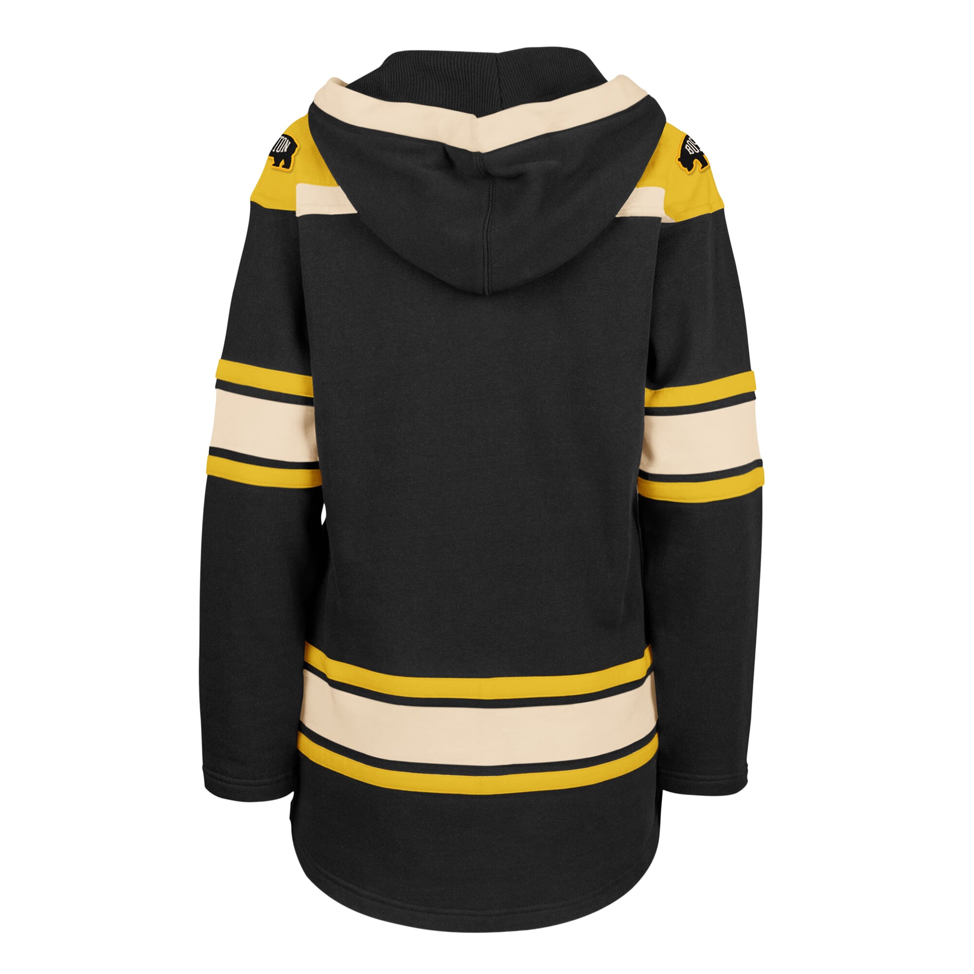Sweat à capuche lacets Superior Lacer noir Boston Bruins '47 pour femme