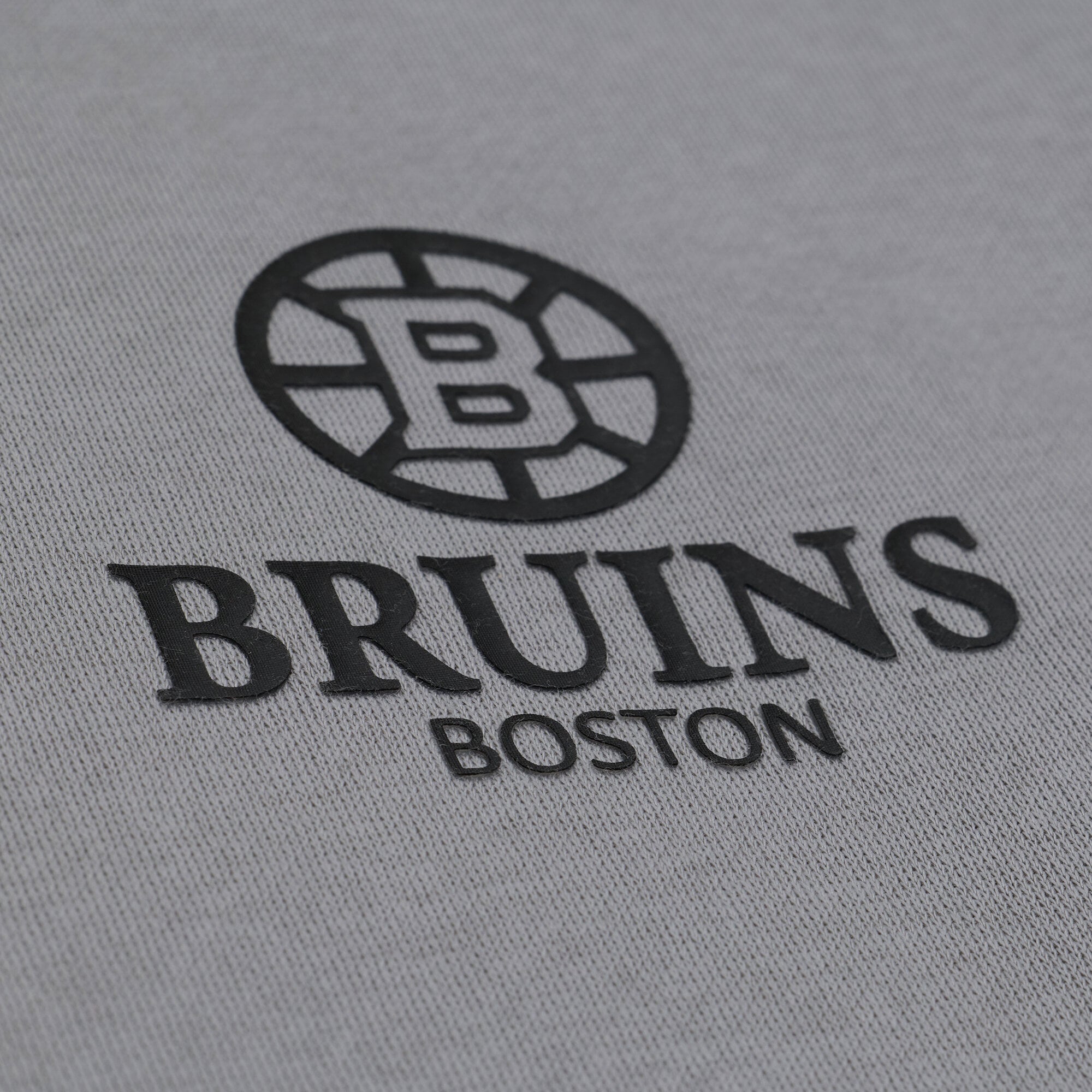 Women's Mitchell & Ness Gray Boston Bruins Core Essentials Sweatshirt