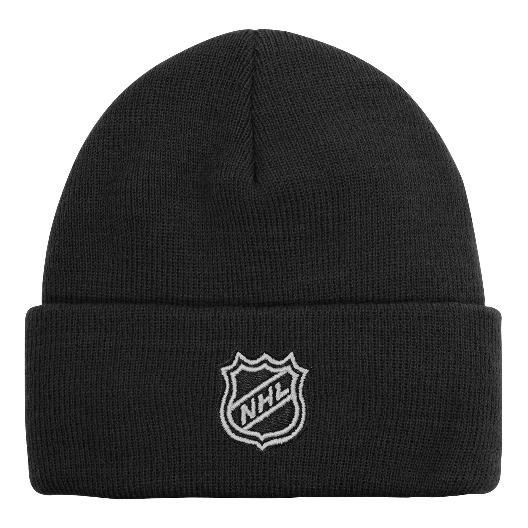 Bonnet en tricot à revers Essential Boston Bruins 2.0 noir Youth Outerstuff