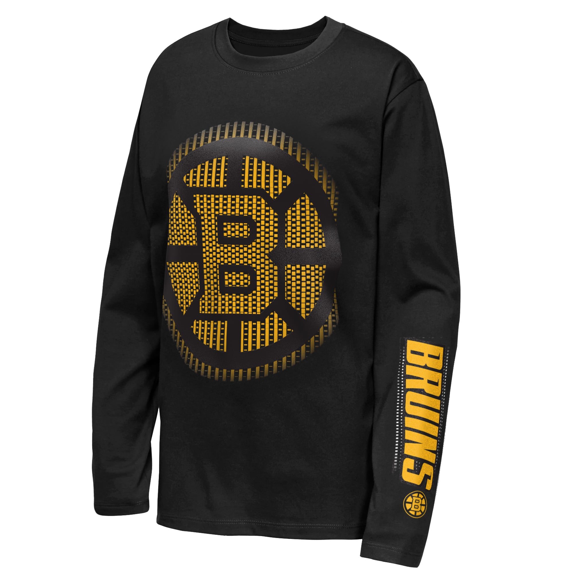Youth Outerstuff Black Boston Bruins Regroup & Reset Long Sleeve T-Shirt