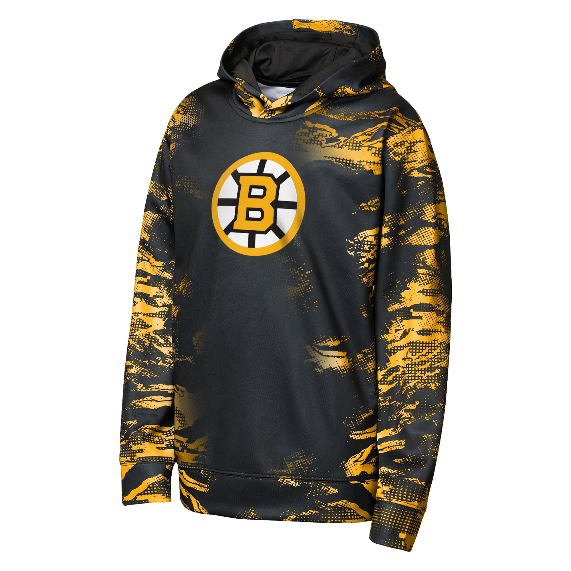 Sweat à capuche noir Youth Outerstuff Boston Bruins Team Dynamics