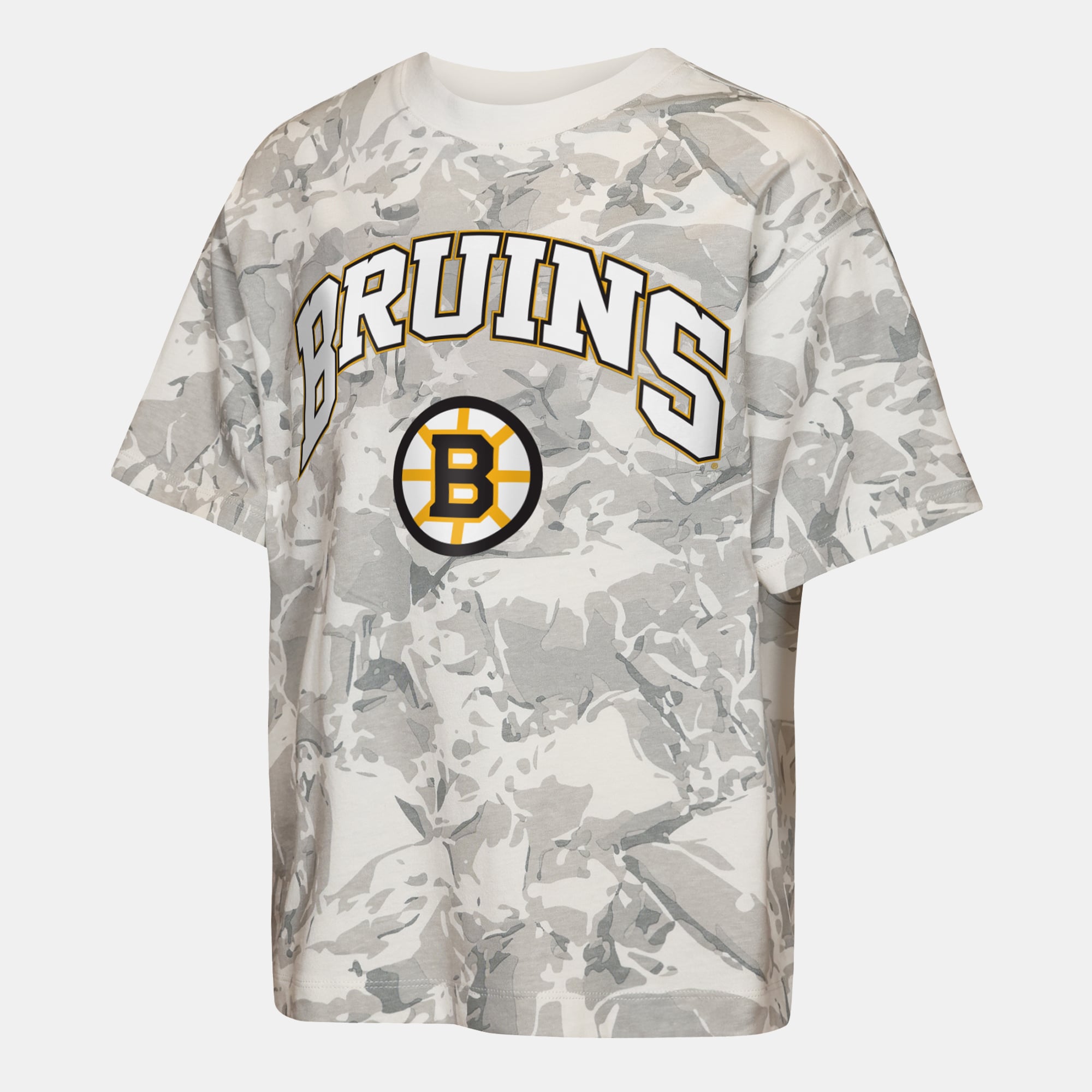 T-shirt de hockey Outerstuff camouflage Boston Bruins pour jeunes