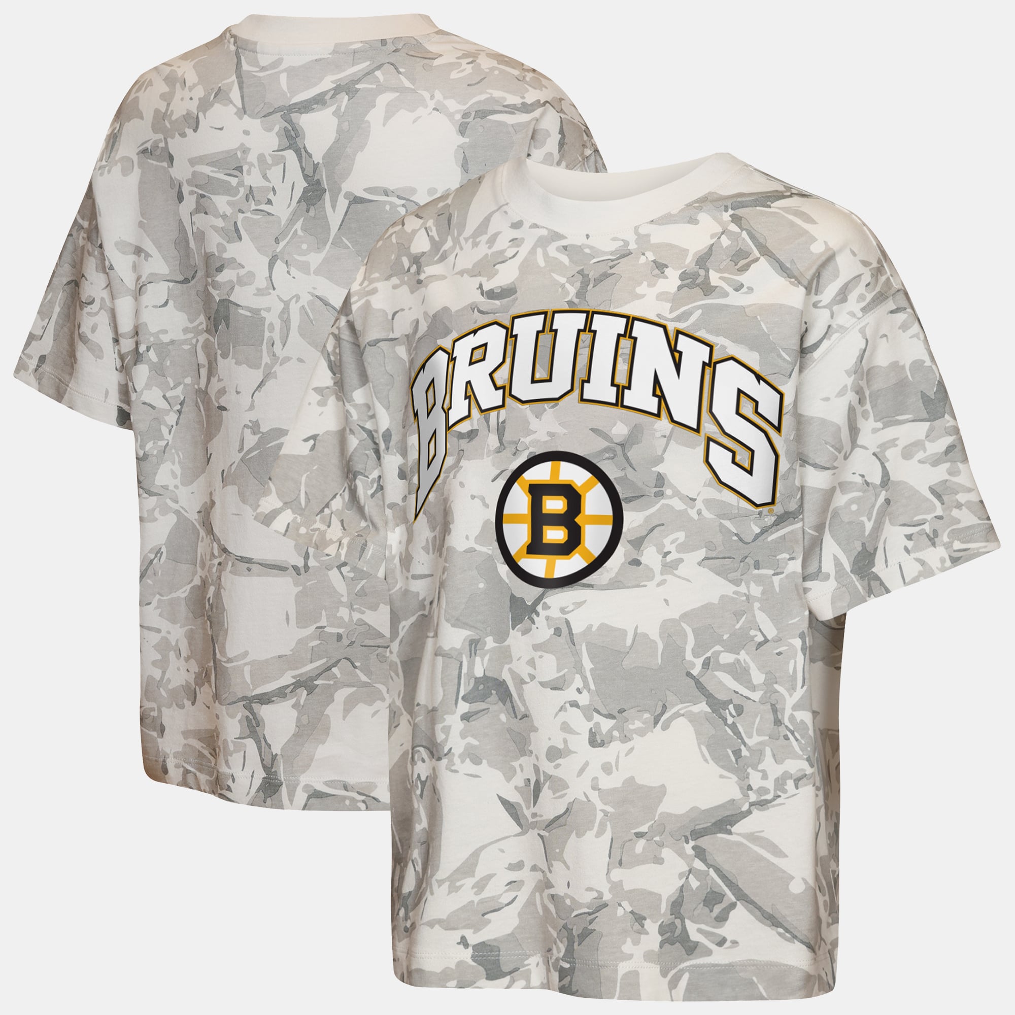 T-shirt de hockey Outerstuff camouflage Boston Bruins pour jeunes