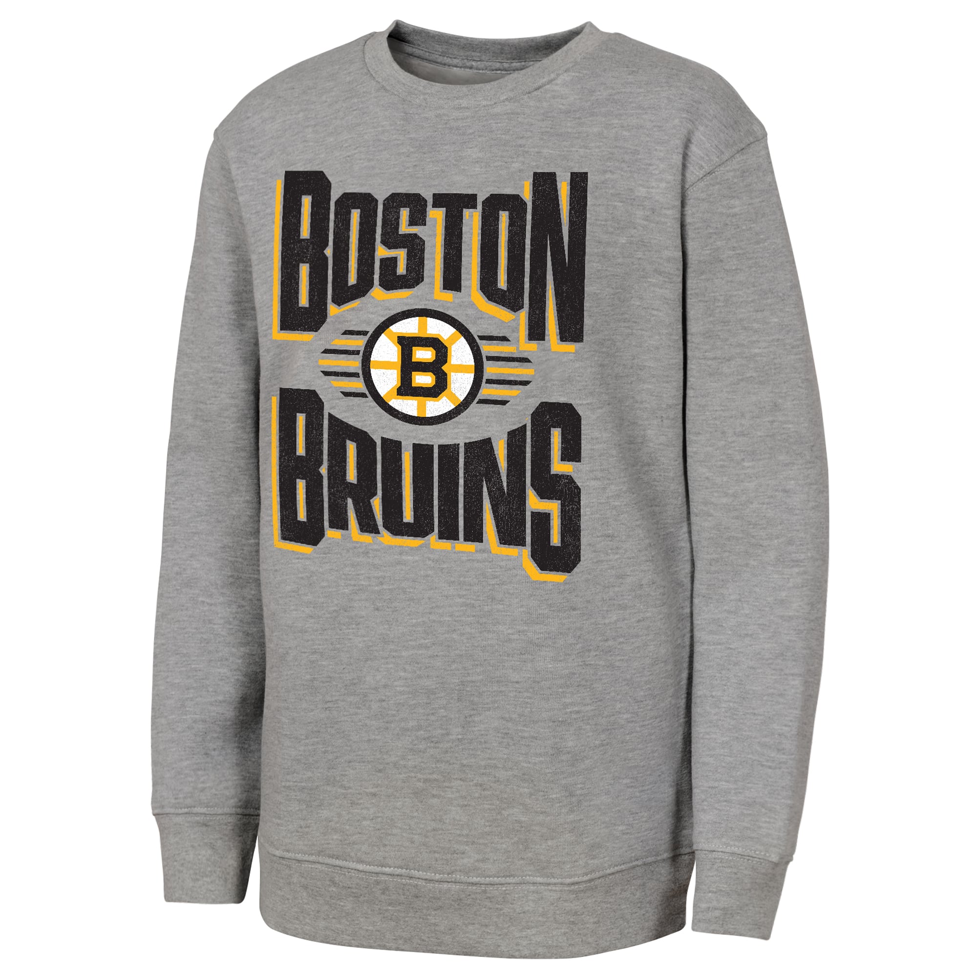 Sweat-shirt gris Jet Stream des Bruins de Boston pour jeunes la marque Outerstuff