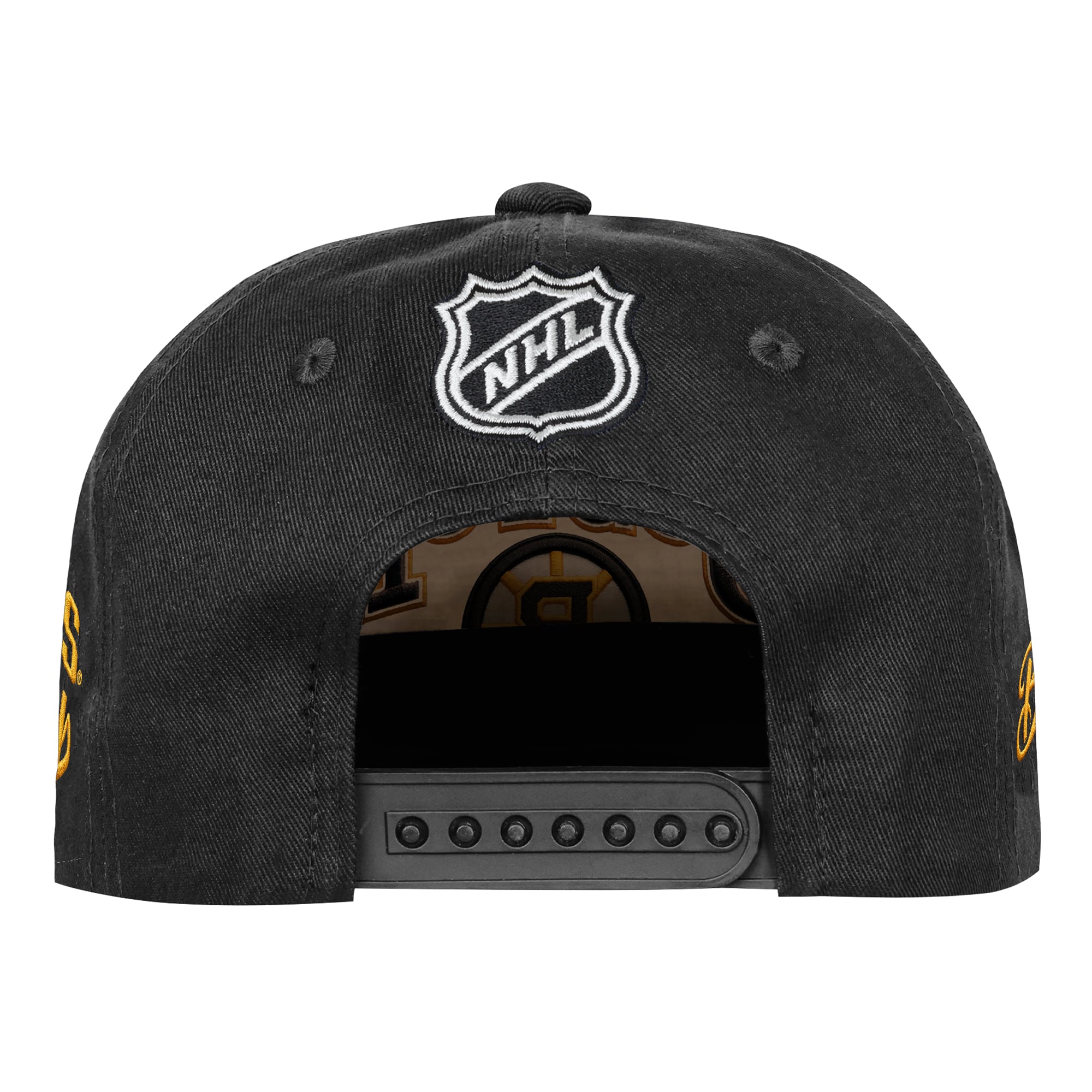 Casquette à pression Outerstuff pour jeunes, naturelle/noire, Boston Bruins Arch