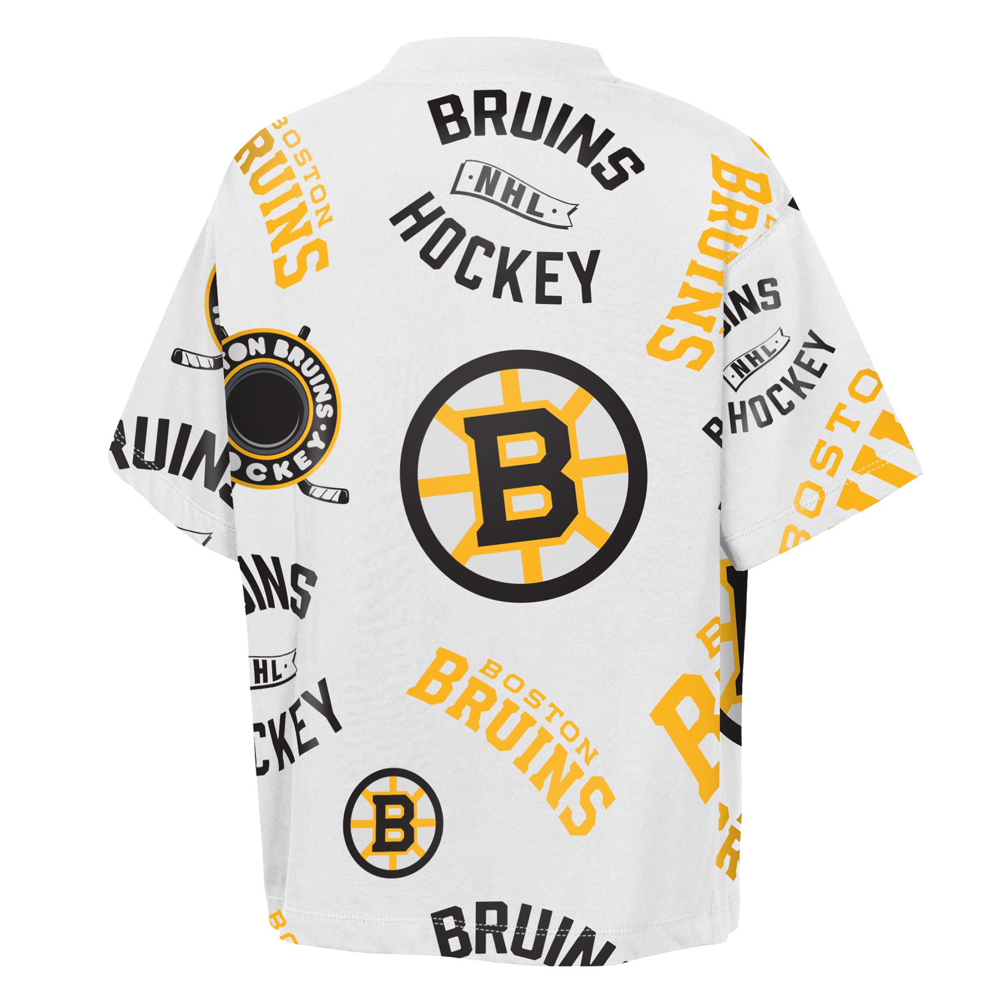 T-shirt blanc Outerstuff Youth Boston Bruins Unstoppable Elevable