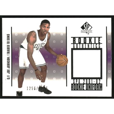 2001-02 SP Authentic Rookie Authentics #RAJJ Joe Johnson
