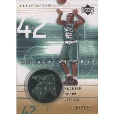 2001-02 Upper Deck Flight Team Flight Patterns Gold #KE Kedrick Brown