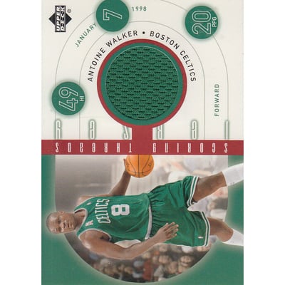 2002-03 Upper Deck Scoring Threads #AWST Antoine Walker H