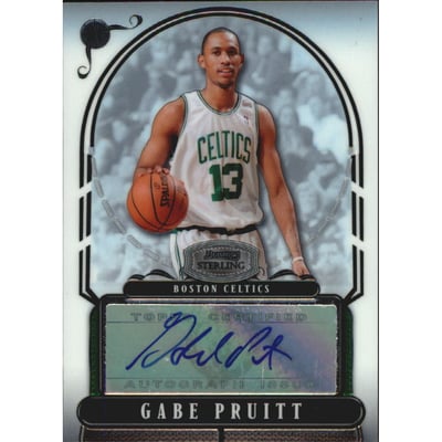 2007-08 Bowman Sterling #GP2 Gabe Pruitt AU/829 RC
