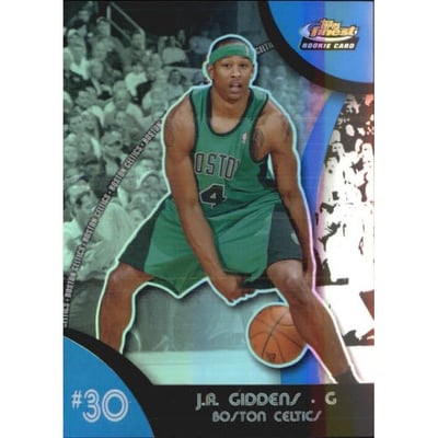 2007-08 Finest Refractors Blue #130 J.R. Giddens