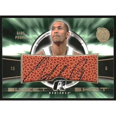 2008-09 Upper Deck Radiance Sweet Shot Autographs #SSGP Gabe Pruitt