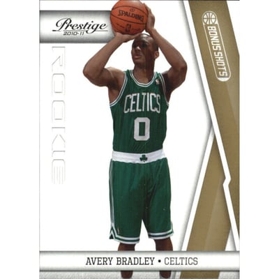 2010-11 Prestige Bonus Shots Gold #169 Avery Bradley