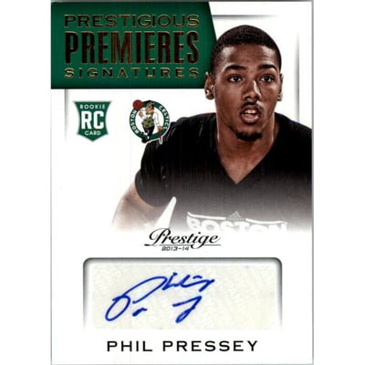 2013-14 Prestige Prestigious Premieres Signatures #8 Phil Pressey