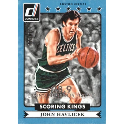 2014-15 Donruss Scoring Kings Stat Line Season #46 John Havlicek/289