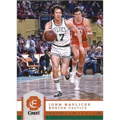 2016-17 Panini Excalibur Count #191 John Havlicek
