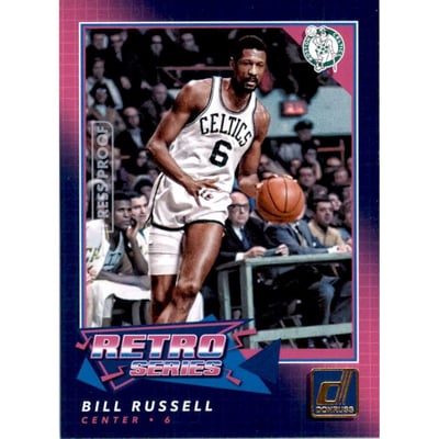 2017-18 Donruss Retro Series Press Proof #3 Bill Russell
