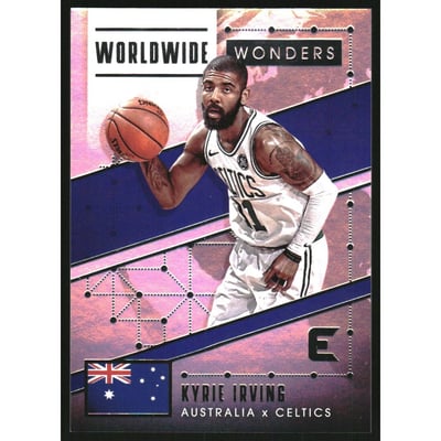2017-18 Panini Essentials Worldwide Wonders #5 Kyrie Irving