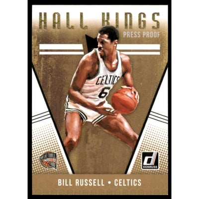 2018-19 Donruss Hall Kings Press Proof #9 Bill Russell