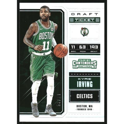 2018-19 Panini Contenders Draft Picks Draft Ticket #38 Kyrie Irving