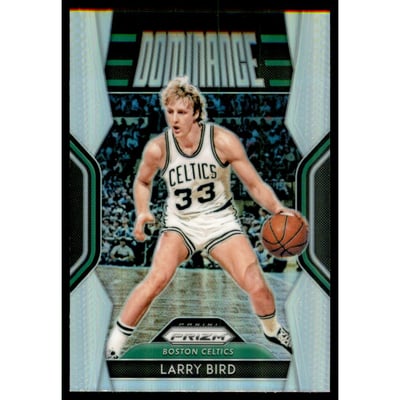 2018-19 Panini Prizm Dominance Prizms Silver #16 Larry Bird