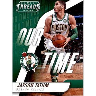 2018-19 Panini Threads Our Time #2 Jayson Tatum