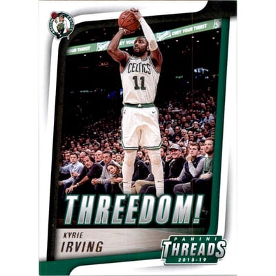 2018-19 Panini Threads Threedom! #3 Kyrie Irving