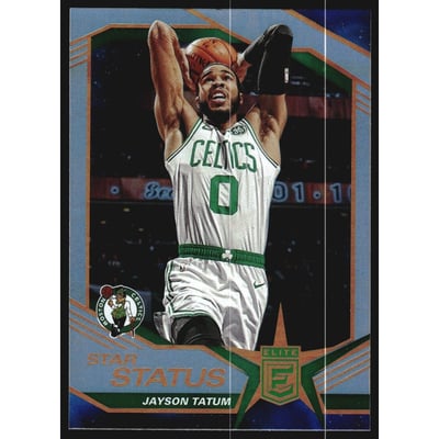 2019-20 Elite Star Status #15 Jayson Tatum