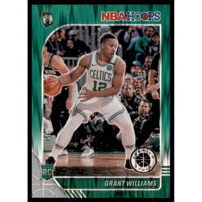 2019-20 Hoops Premium Stock Prizms Green Flash #218 Grant Williams