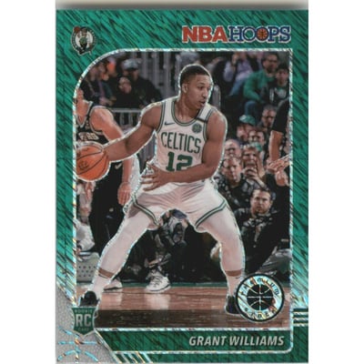 2019-20 Hoops Premium Stock Prizms Green Shimmer #218 Grant Williams