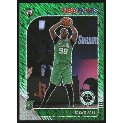 2019-20 Hoops Premium Stock Prizms Green Shimmer #240 Tacko Fall