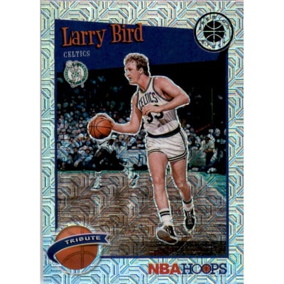 2019-20 Hoops Premium Stock Prizms Silver Mojo #289 Larry Bird
